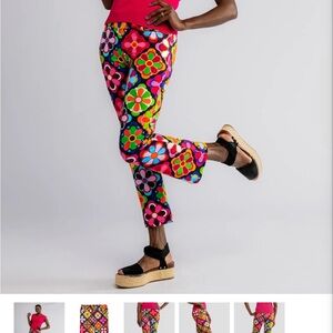 Lesley Evers - AUDREY Pant, Jubilee Multi. 1X.